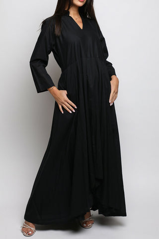 Rue Black Long Dress