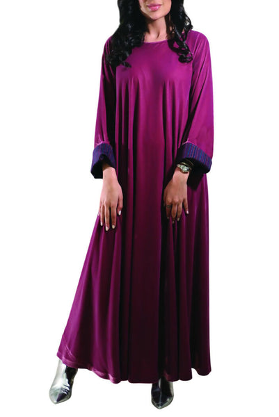 Pink Velvet Kaftan