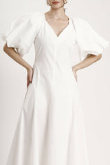 Naila Maxi Dress in Lily White