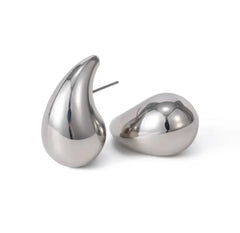 Silver Tear Drop Earrings