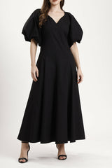 Naila Maxi Dress in Black