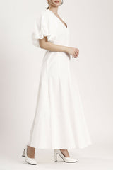 Naila Maxi Dress in Lily White