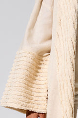 Beige Tassel Bisht ( Abaya )