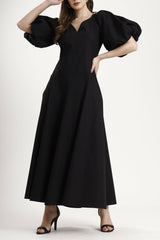 Naila Maxi Dress in Black