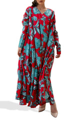 Fluffy Pepper Kaftan